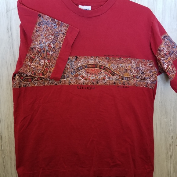 Goose's TShirts Australia Uluru Men's Graphic Short Sleeve Cotton Size XL - Picture 5 of 9